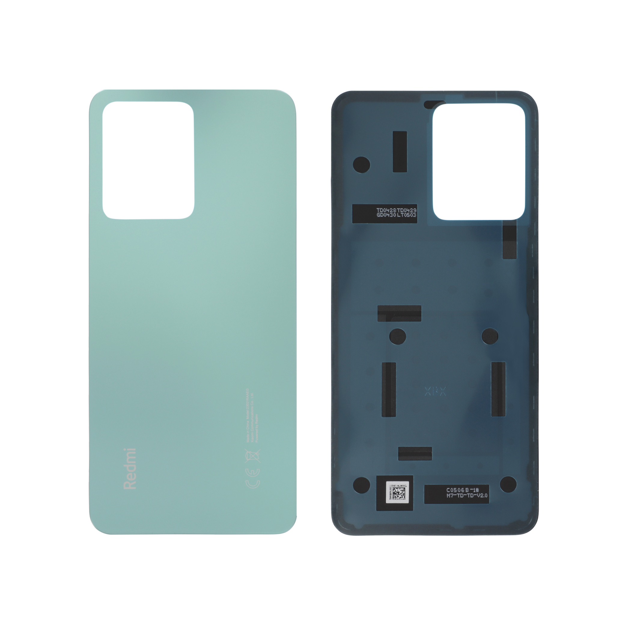 745-103047- Tampa Traseira Verde para Redmi Note 12 4G (SERVICE PACK) - Image 1