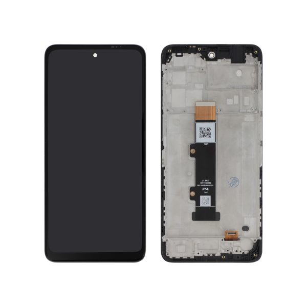 Ecrã Display Preto para Moto G22 (Com Frame)