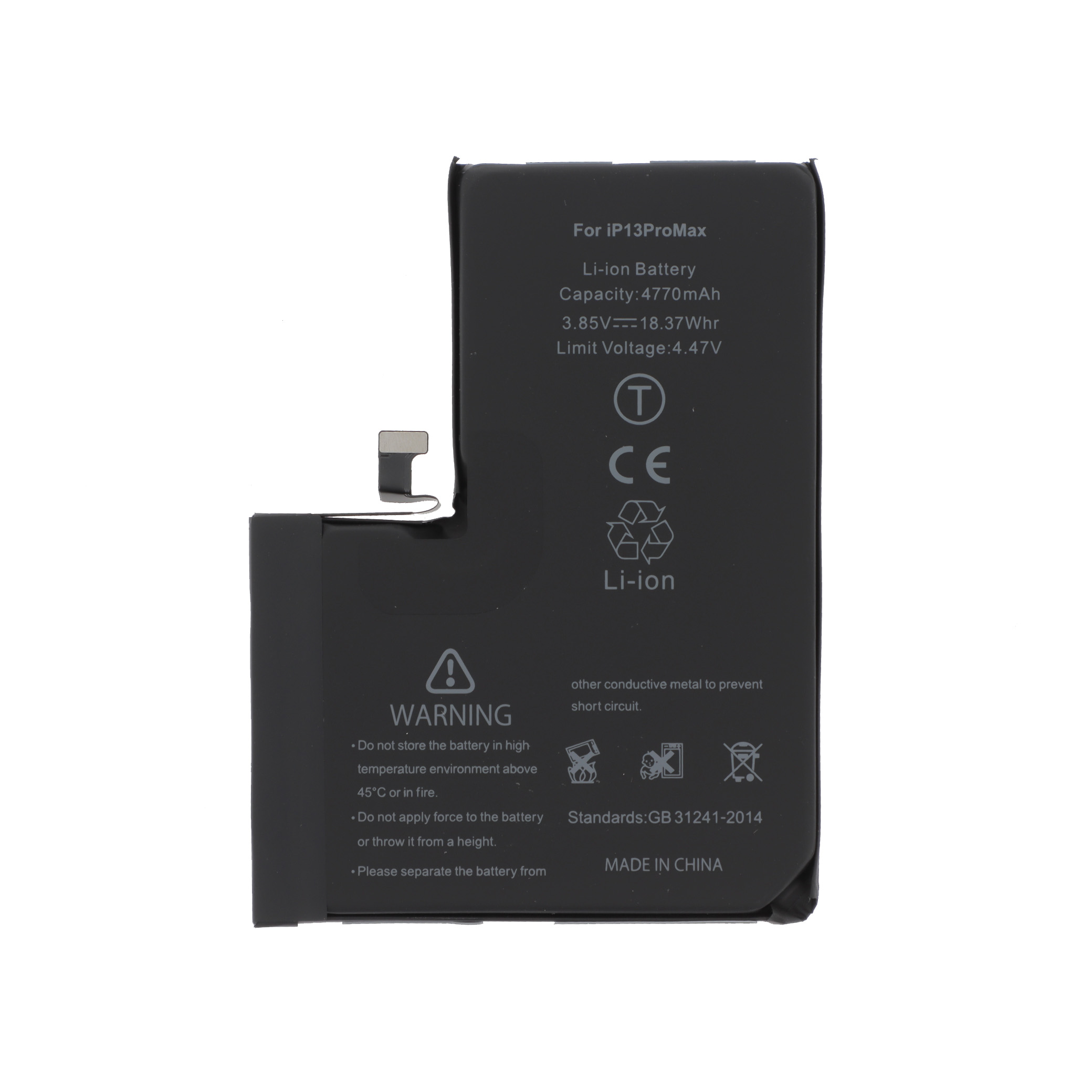 844-3667075049333 Bateria para iPhone 13 Pro Max High Capacity (Ti) - Image 1