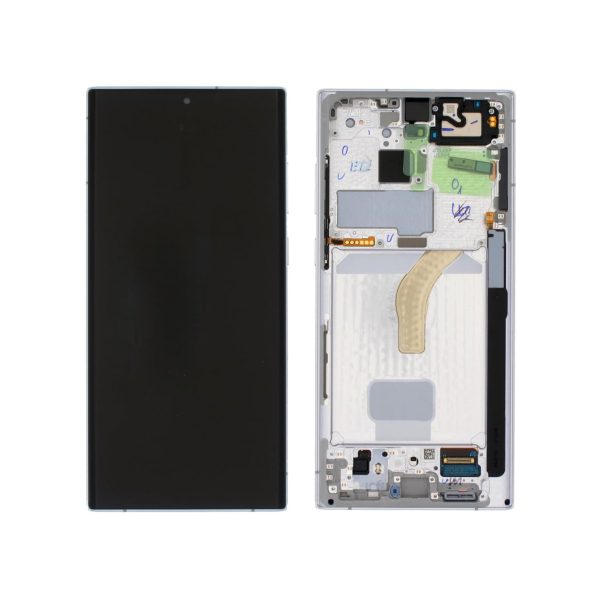 Ecrã Display Branco para Galaxy S21 FE 5G (G990B) (SERVICE PACK)