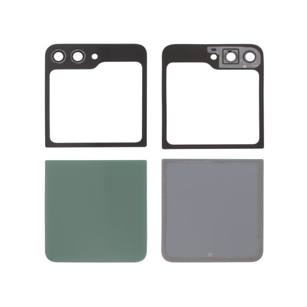 Tampa Traseira Completa para Samsung Galaxy Z Flip5 - Verde - Compatible - SKU BLENSV-ZFLP5