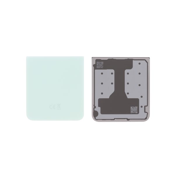 Tampa Traseira Water Verde para Samsung Galaxy Z Flip6 (F741B) - Service Pack (SKU 842612) (SERVICE PACK)