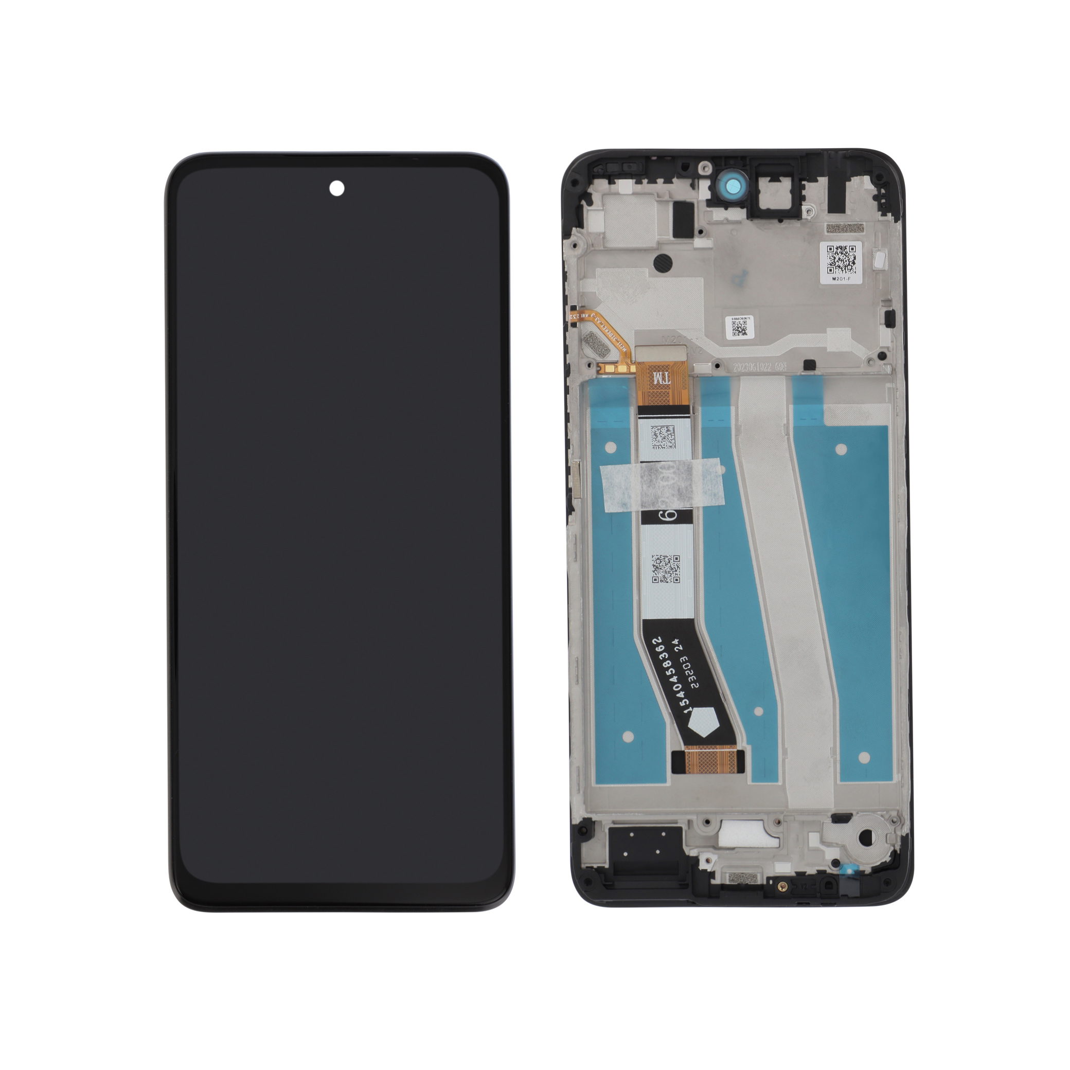 ecran_complet_noir_motorola_moto_g14-01 Ecrã Display Preto para Motorola Moto G14 (SERVICE PACK) - Image 1