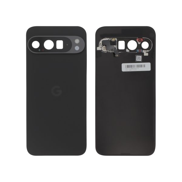 Back Glass Preto Volcanic para Google Pixel 9 Pro XL (SERVICE PACK)