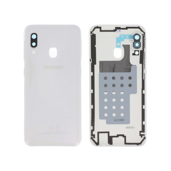 Tampa Traseira Branca para Samsung Galaxy A20e (A202F) - GH82-20125B (SERVICE PACK)