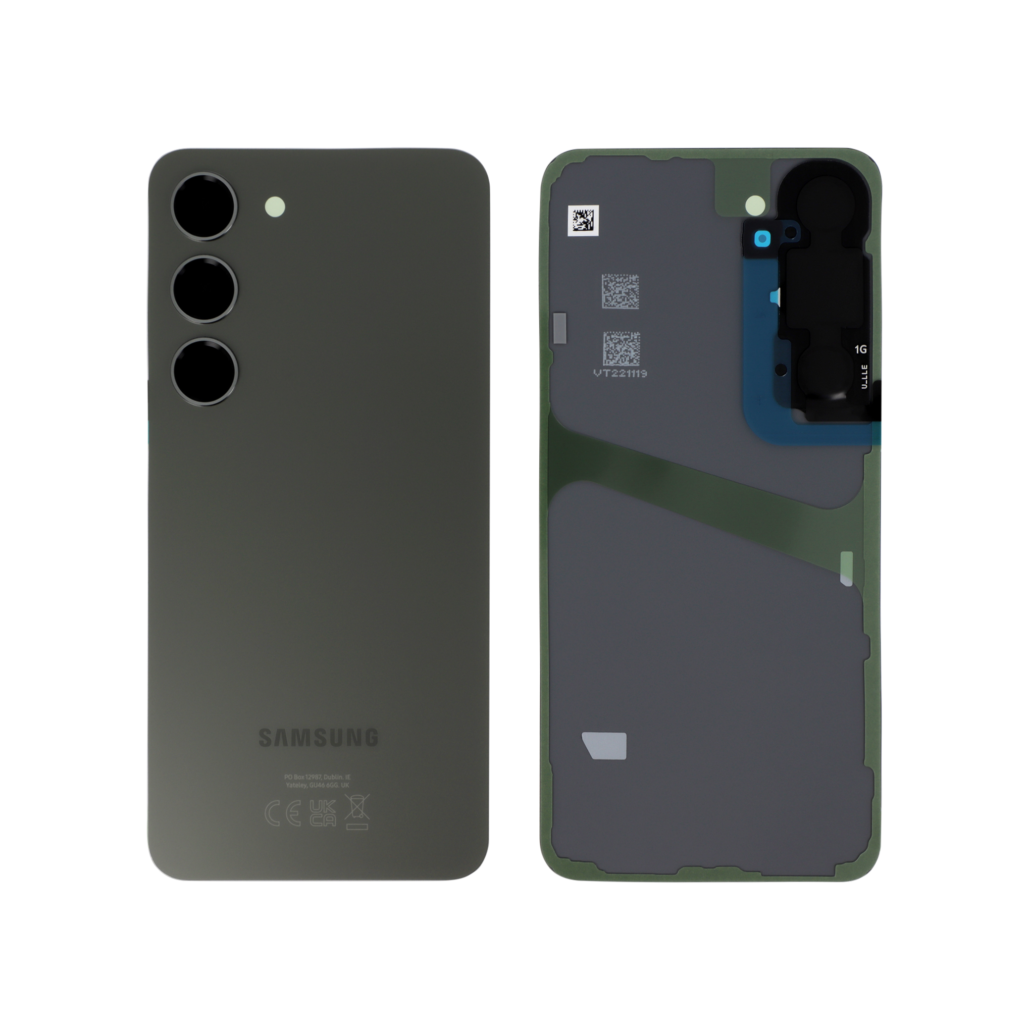gh82-30393c-0000 Tampa Traseira Verde para Galaxy S23 (S911B) (SERVICE PACK) - Image 1