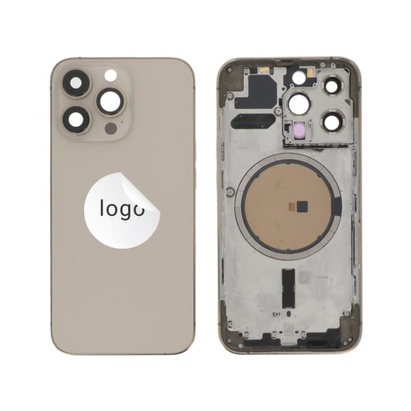 Frame Complete (Case Back Pre-assembled) Dourado para iPhone 13 Pro (Retirado B)