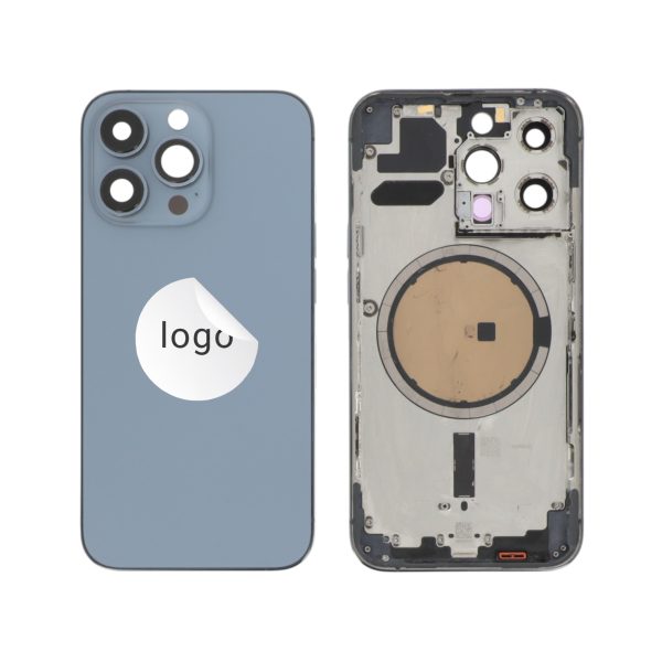 Frame Complete (Case Back Pre-assembled) Azul Alpine para iPhone 13 Pro (Retirado A)
