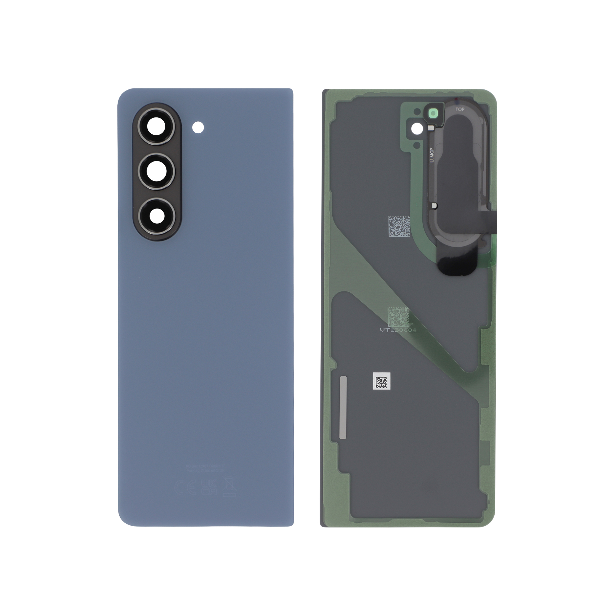 pqpqpq Tampa Traseira para Samsung Galaxy Z Fold5 (F946B) Azul - SKU 720338 (SERVICE PACK) - Image 1