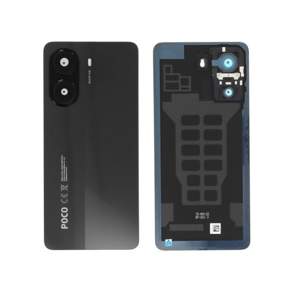 Tampa Traseira para Xiaomi Poco X7 Pro - Preta (SERVICE PACK)