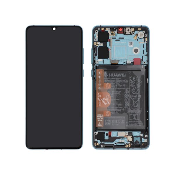 Ecrã Display completo Aurora para Huawei P30 (bateria integrada) (SERVICE PACK)