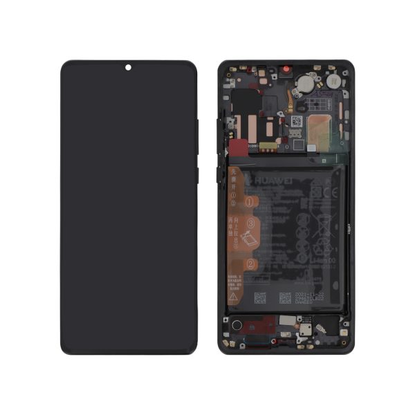 Ecrã Display Preto para Huawei P30 Pro (Bateria Integrada) (SERVICE PACK)