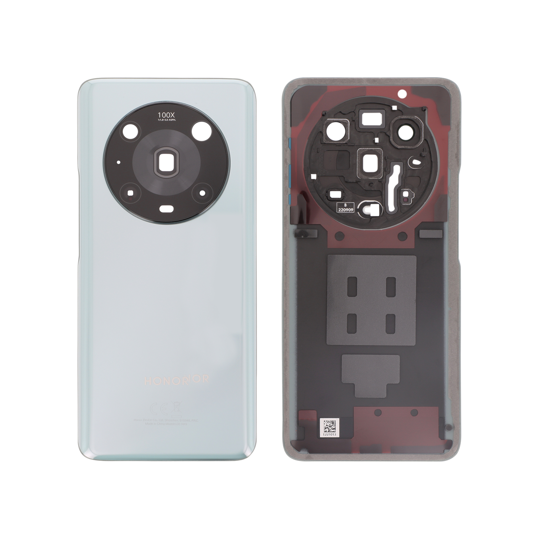 0235actu-0000 Tampa Traseira Ciano para Honor Magic4 Pro (SERVICE PACK) - Image 1