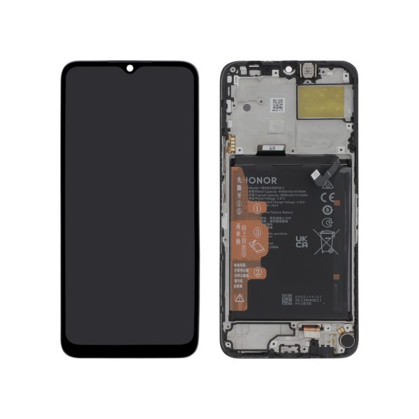 Ecrã Display Preto para Honor X8 5G (Bateria Integrada) (SERVICE PACK)