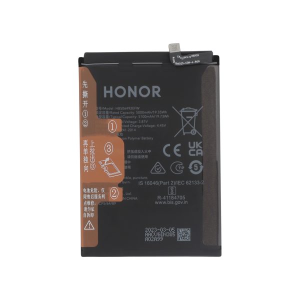 Bateria para Honor Magic 5 Lite (SERVICE PACK)
