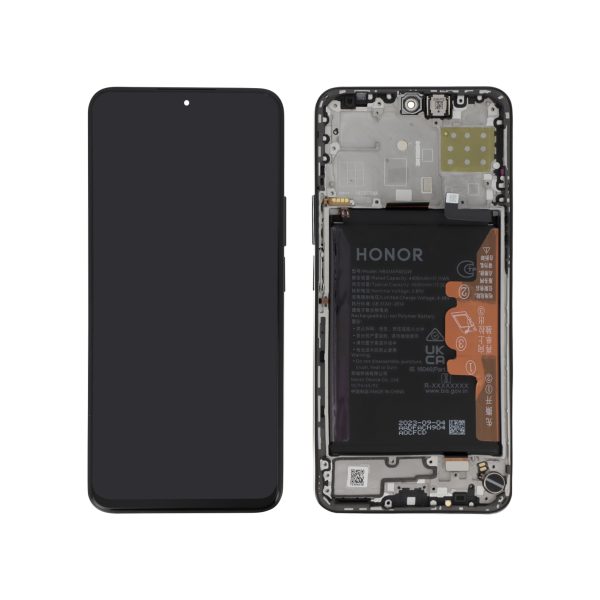 Ecrã Display completo preto para Honor 90 Lite / X8A (SERVICE PACK)