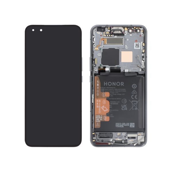 Ecrã Display preto para Honor Magic5 Pro (Bateria Integrada) (SERVICE PACK)