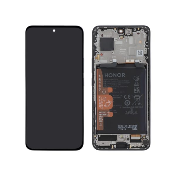 Ecrã Display Preto para Honor 90 (Bateria Integrada) (SERVICE PACK)