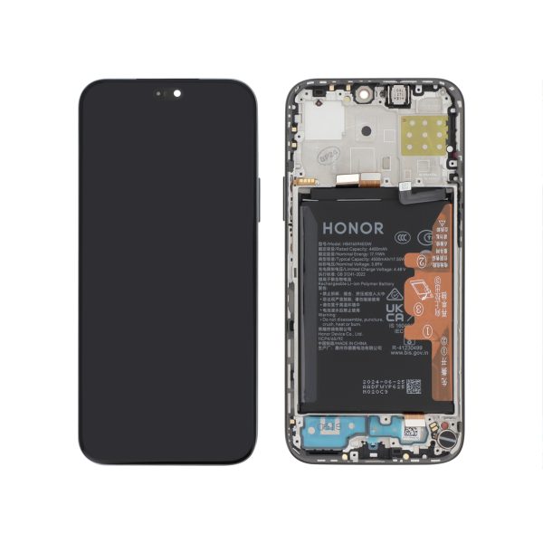 Ecrã Display Preto para Honor 200 Lite / Honor X8B (SERVICE PACK)