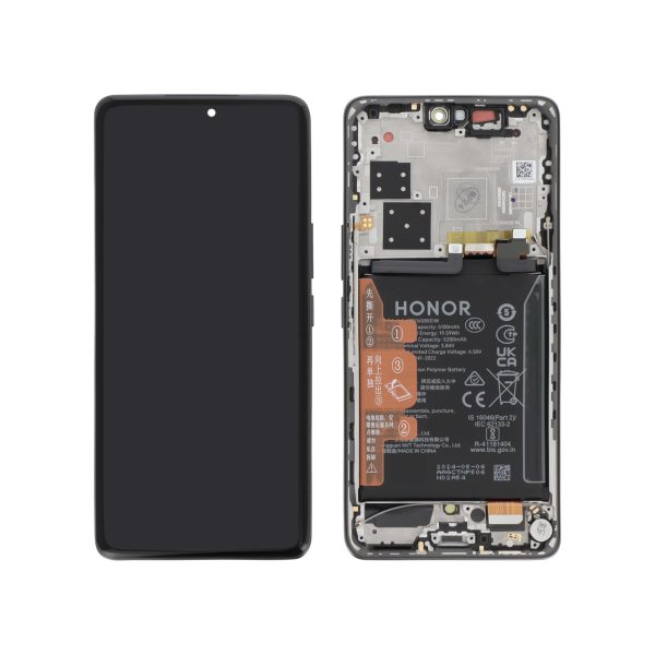Ecrã Display Preto para Honor 200 Pro (SERVICE PACK)