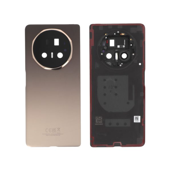 Tampa Traseira para Honor Magic V5 Dourada (SERVICE PACK)