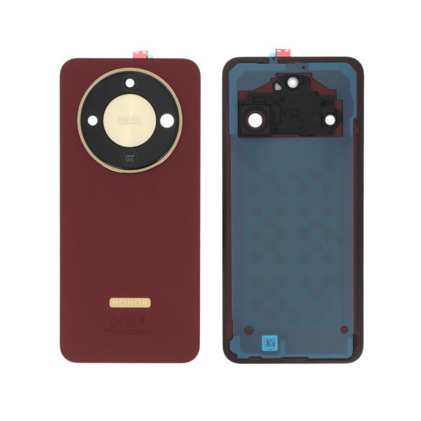Tampa Traseira Castanha para Honor Magic 8 Lite (SERVICE PACK)