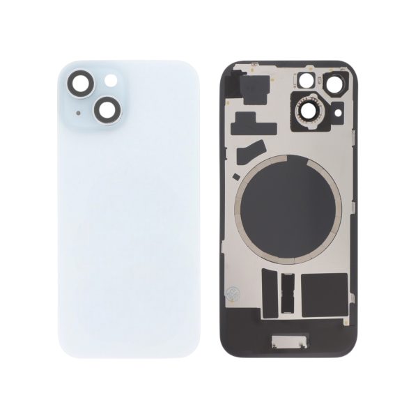 Tampa Traseira para iPhone 15 Azul (com MagSafe) Sem Logótipo