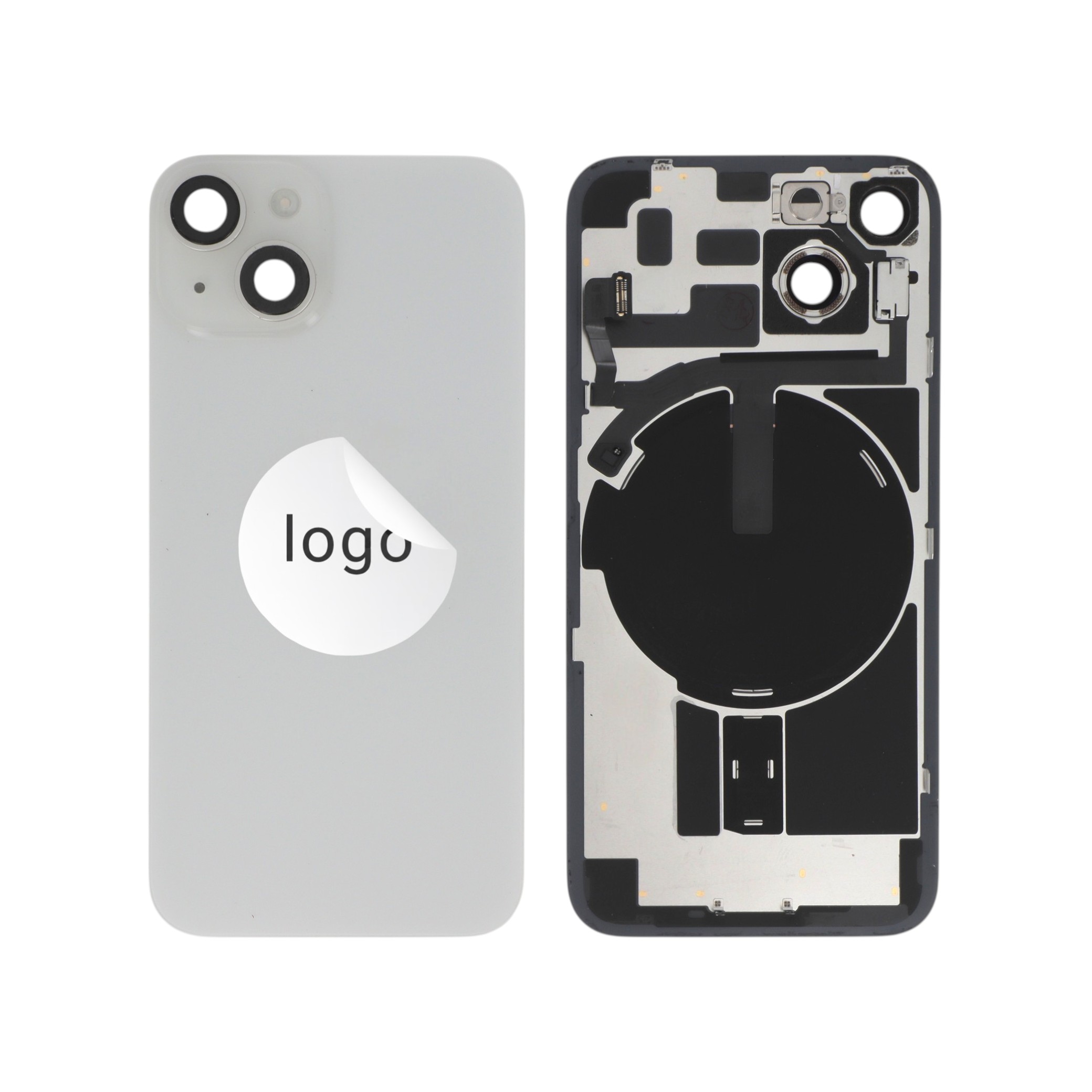 1-3667075271024-000 Tampa traseira completa Branca Estelar para iPhone 14 (Retirado) - Image 1