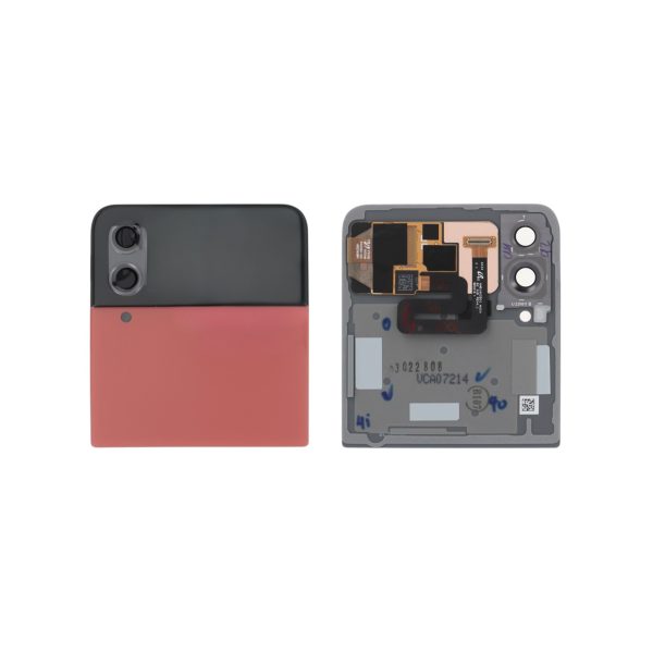 Tampa Traseira para Samsung Galaxy Z Flip4 (F721B) Vermelha (SERVICE PACK)