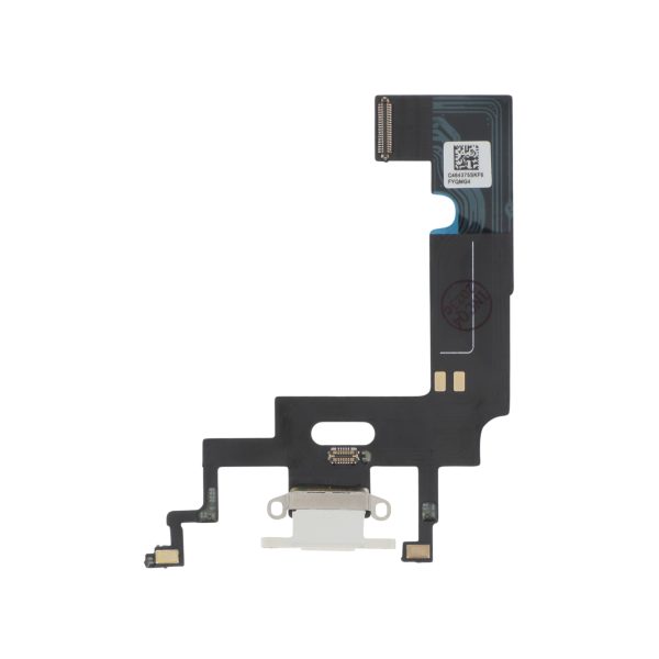 Flex do Conector de Carga branco para iPhone XR - Compatível