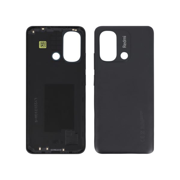 Tampa Traseira Grafite para Xiaomi Redmi 12C (SERVICE PACK)