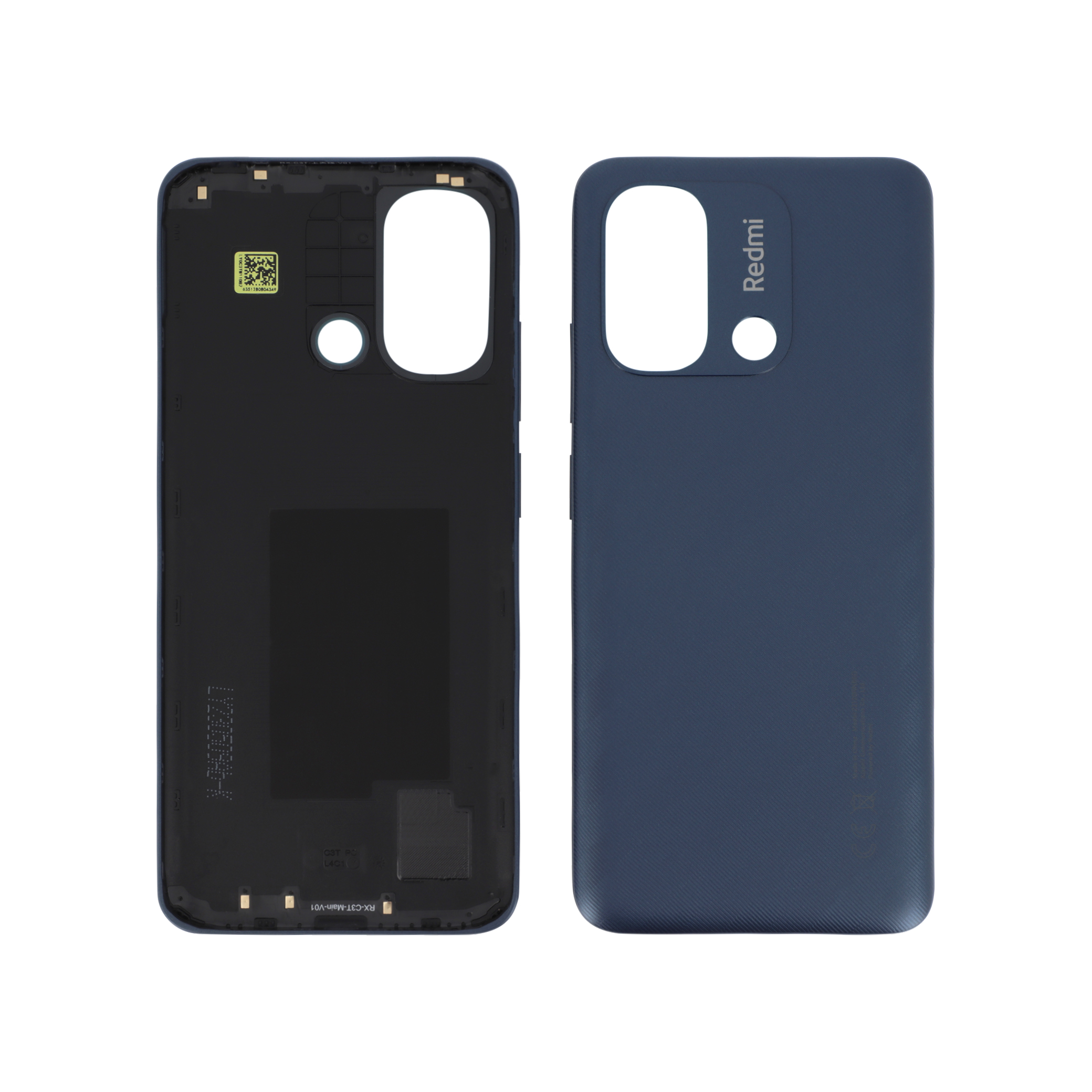 1610111001010a-0000 Tampa Traseira para Xiaomi Redmi 12C - Azul (SERVICE PACK) - Image 1