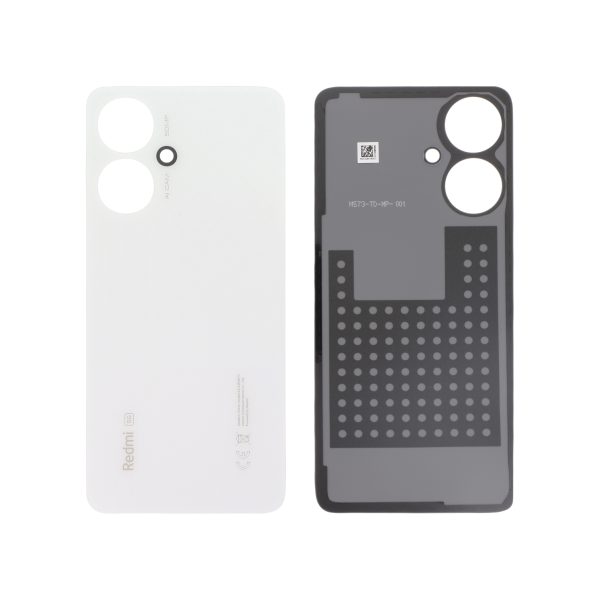 Tampa Traseira para Xiaomi Redmi 13C 5G Branca (SERVICE PACK)