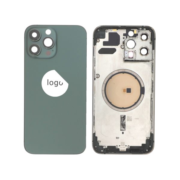 Tampa Traseira Frame Completa Verde para iPhone 13 Pro Max