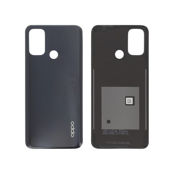 Tampa Traseira para Oppo A53/A53s - Preta (SERVICE PACK)