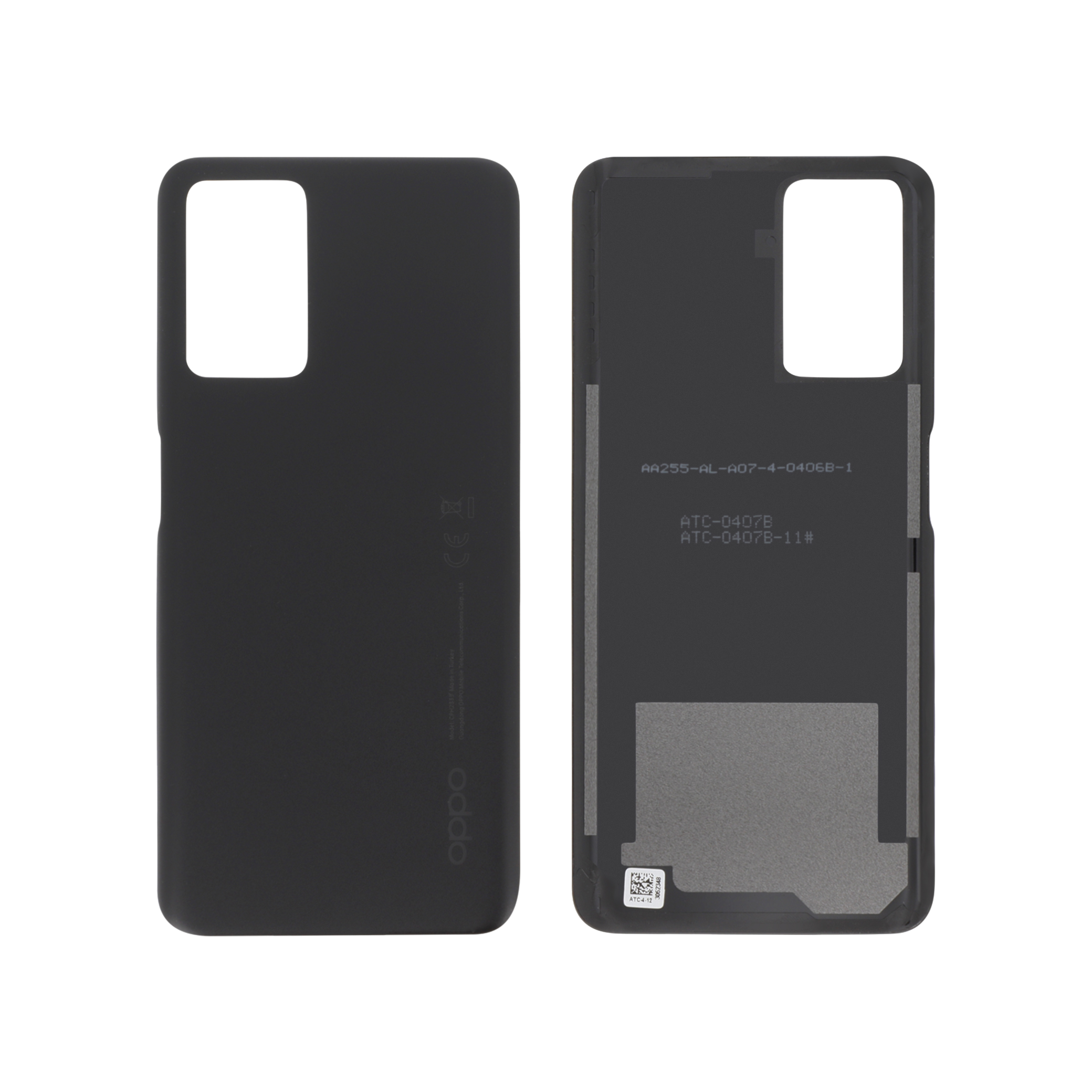 3052181-0000 Tampa Traseira para Oppo A76/A96 - Preta (SERVICE PACK) - Image 1