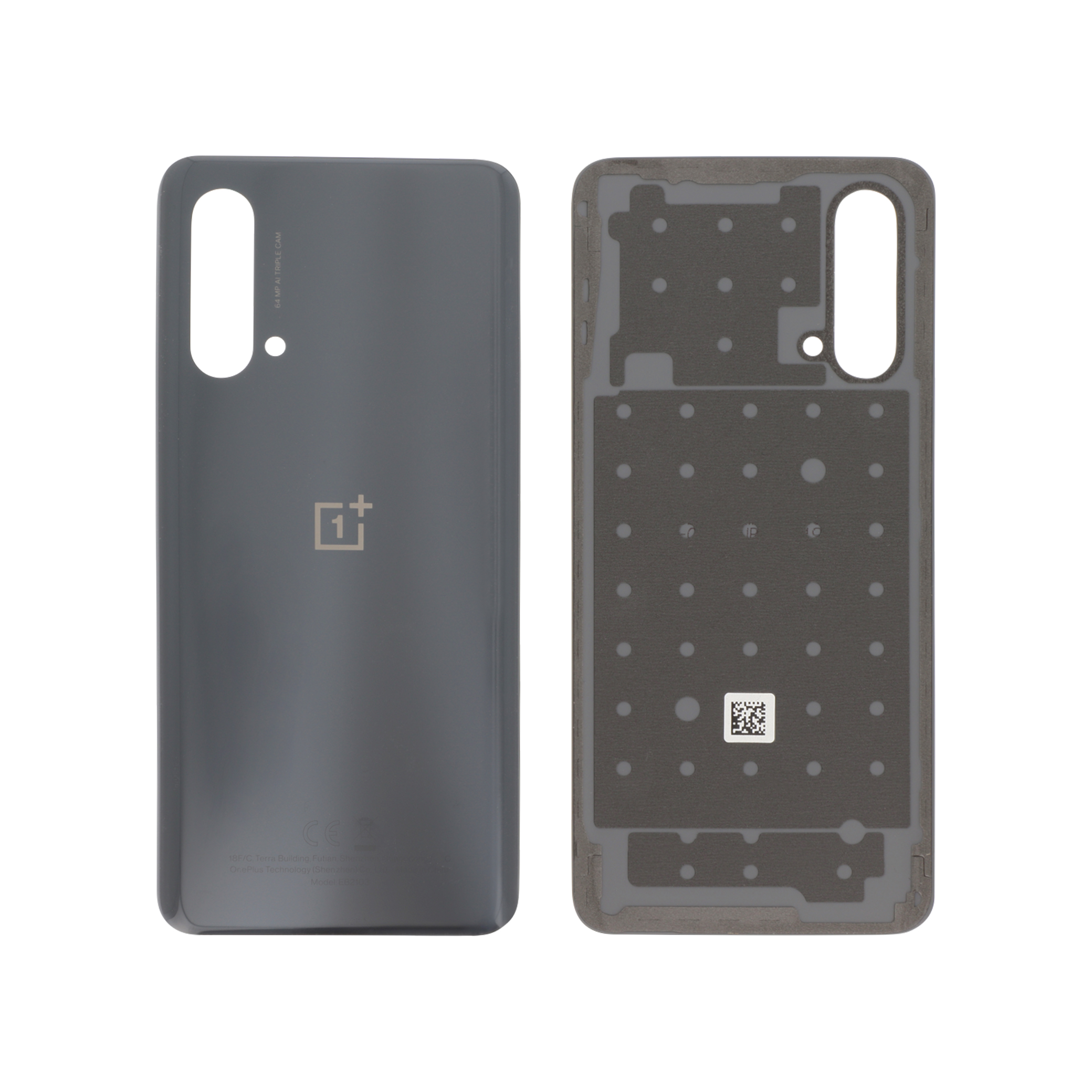 3202973-0000 Tampa Traseira Preta para OnePlus Nord CE 5G (SERVICE PACK) - Image 1