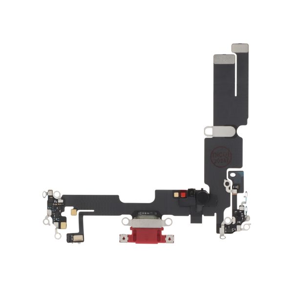Flex do Conector de Carga Vermelho para iPhone 14 Plus - OEM ReLife
