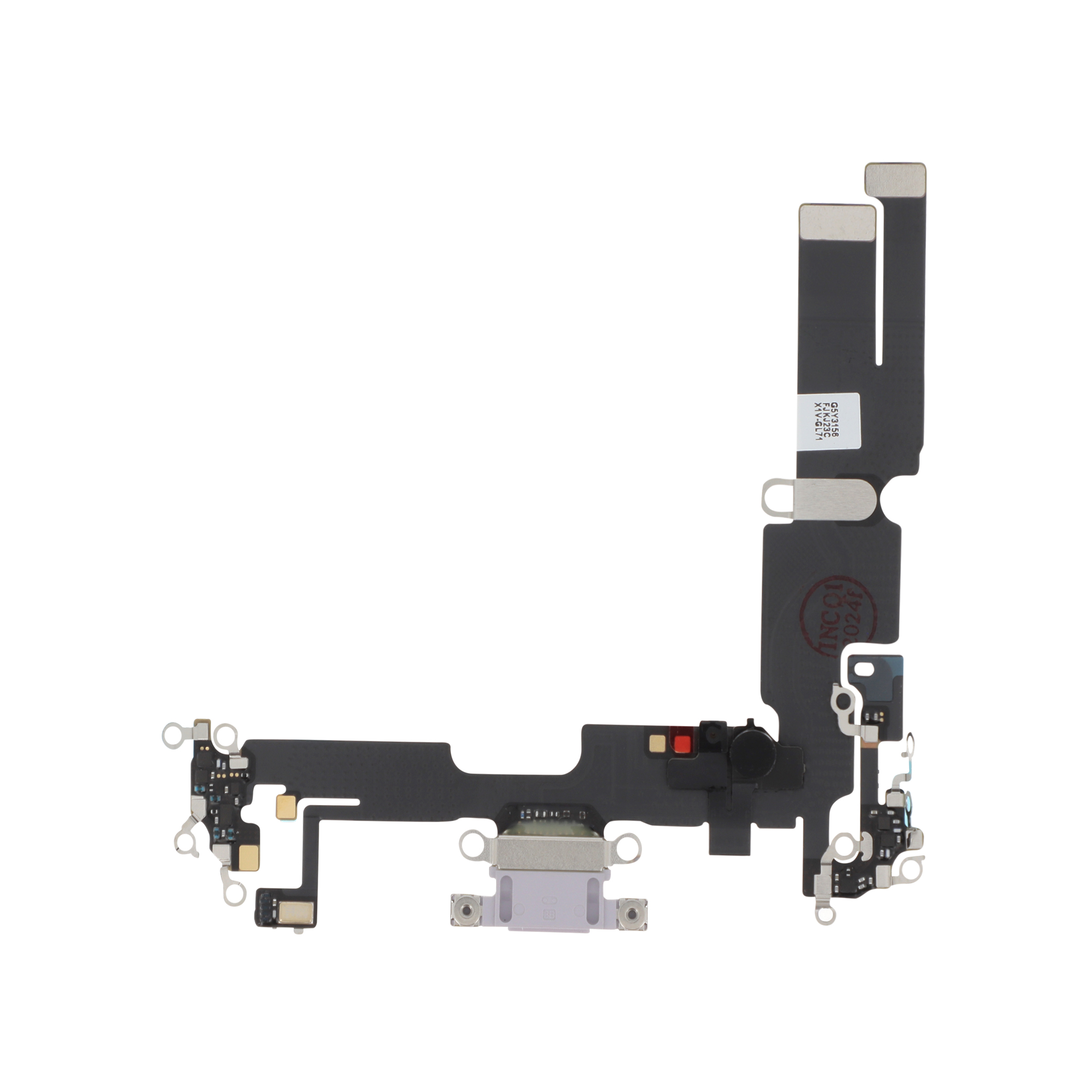 3667075003694-0000 Flex do Conector de Carga para iPhone 14 Plus - Roxo - OEM ReLife - Image 1