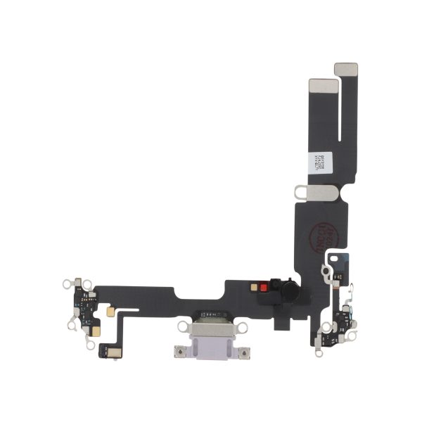 Flex do Conector de Carga para iPhone 14 Plus - Roxo - OEM ReLife