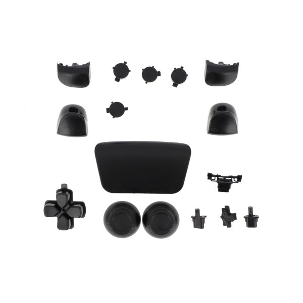 Kit 16 Botões para Controlador PS5 DualSense (Preto)