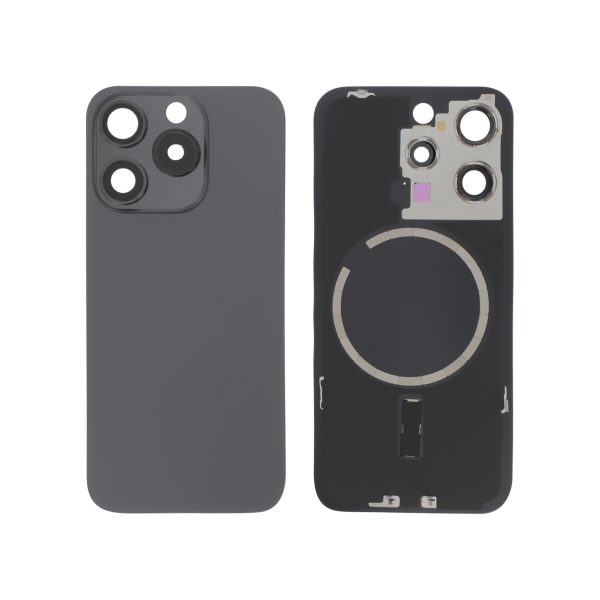 Tampa Traseira Titânio Preta para iPhone 15 Pro