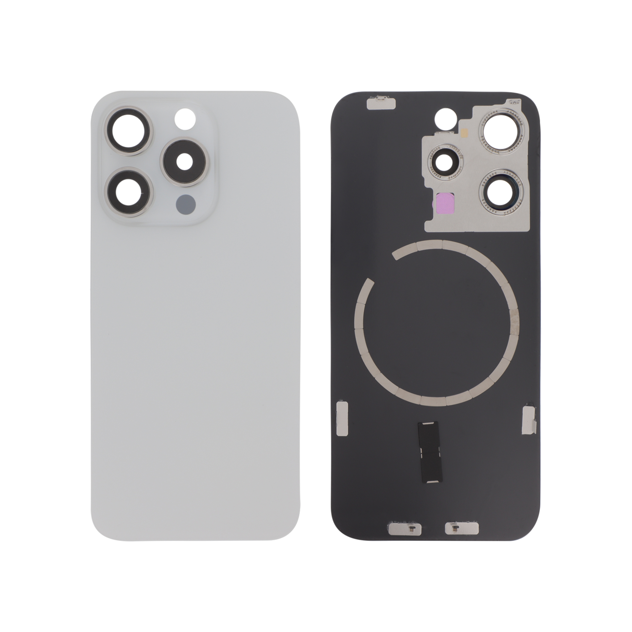 3667075019312-0000 Tampa Traseira para iPhone 15 Pro Titânio Branca - Image 1
