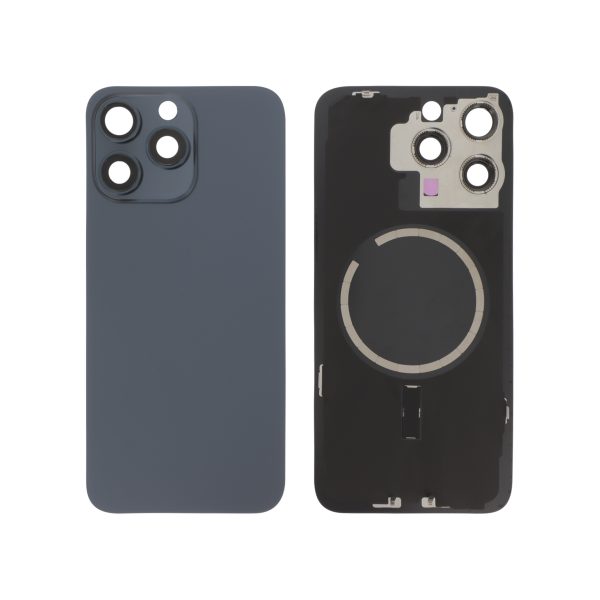 Tampa Traseira para iPhone 15 Pro Max Titânio Azul