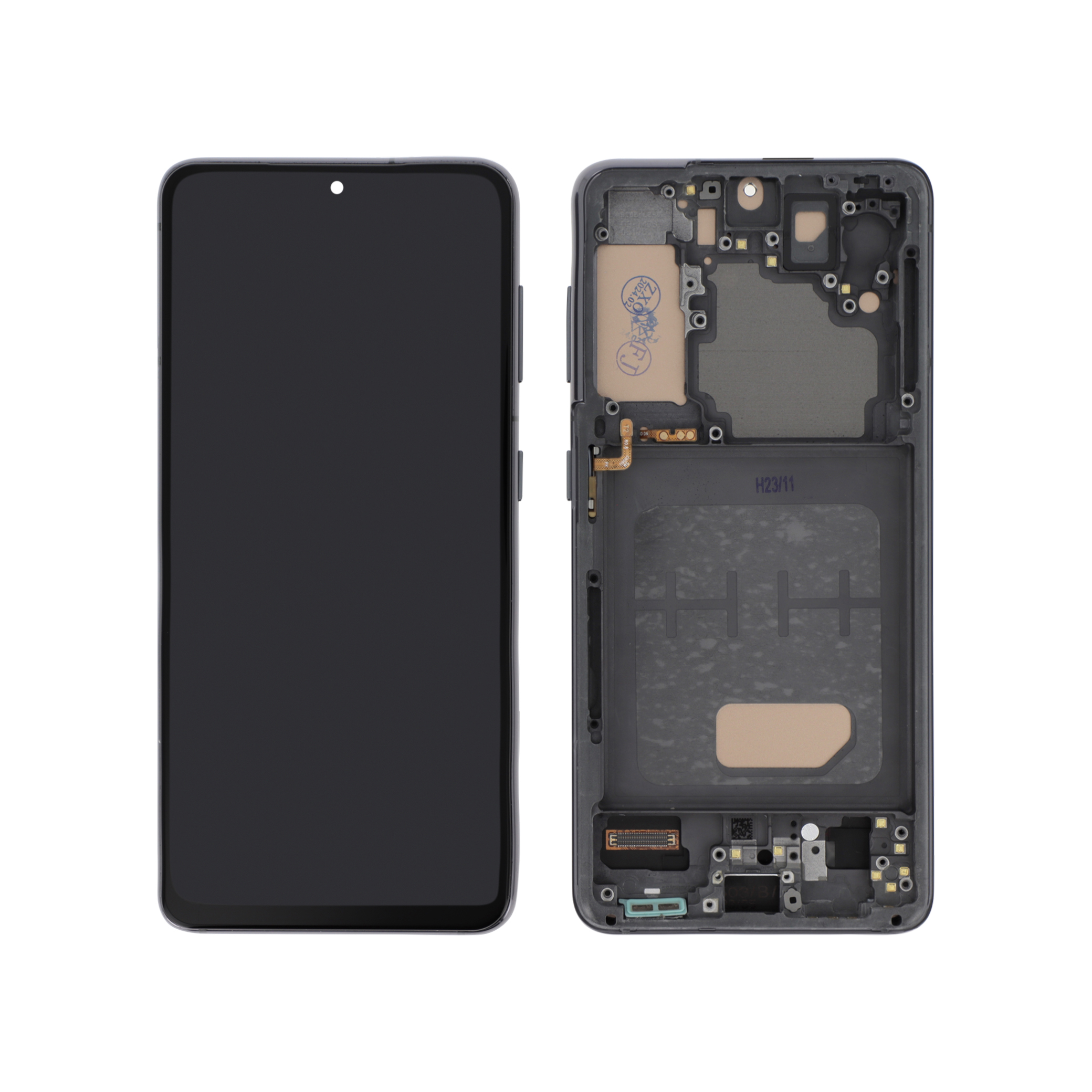 3667075020646-0000 Ecrã Display para Samsung Galaxy S21 5G (G991B) Cinzento Incell com Frame - Image 1
