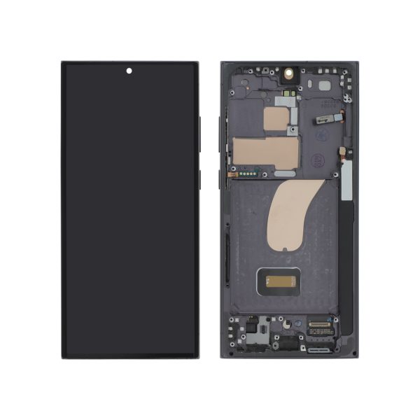Ecrã Display para Samsung Galaxy S23 Ultra (Preto) Com Frame - OEM ReLife