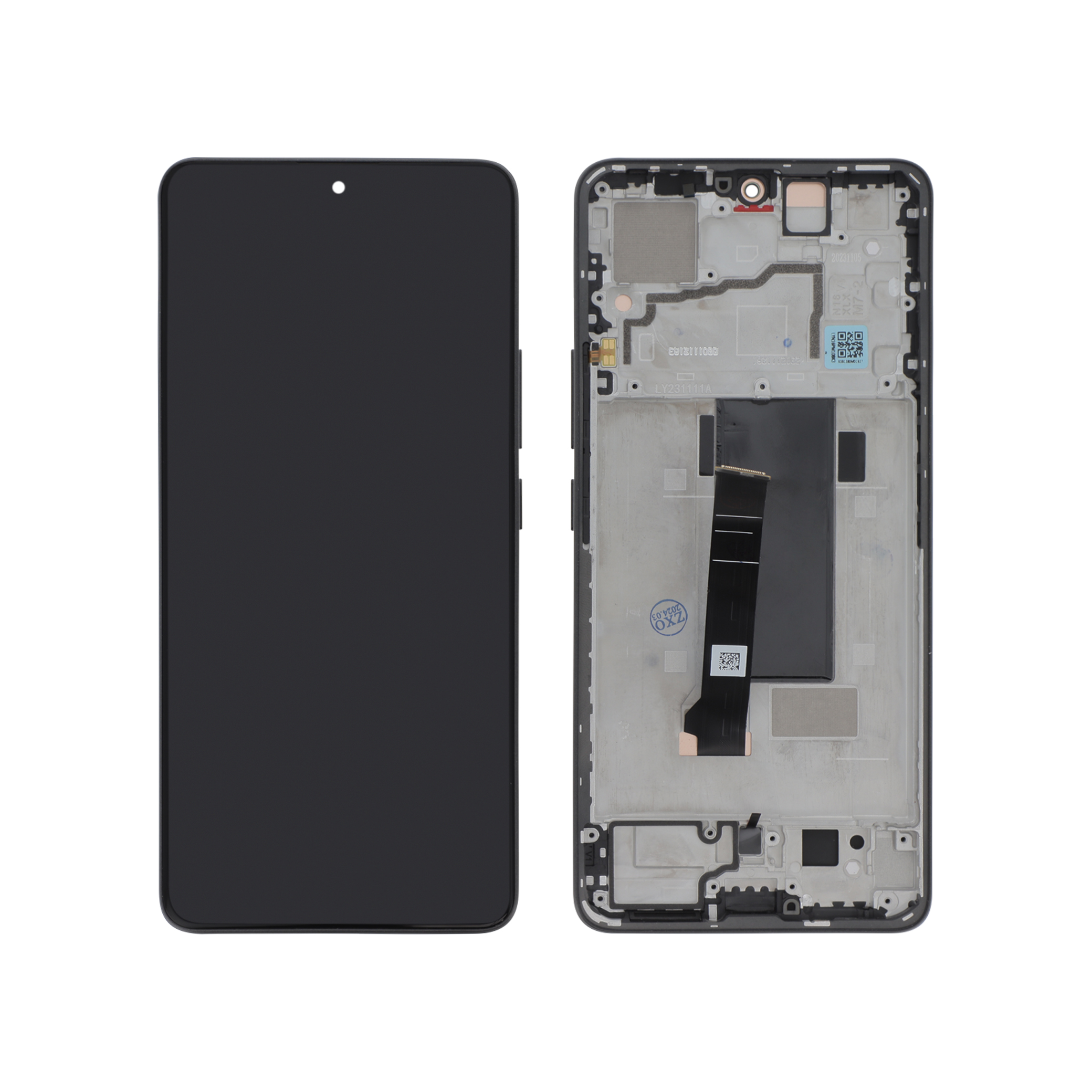 3667075030645-0000 Ecrã Display TFT para Xiaomi Redmi Note 13 Pro 5G Preto (Com Frame) - Compatível - Image 1