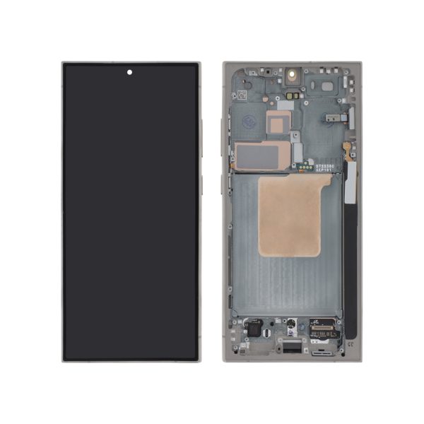 Ecrã Display Titânio Cinzento para Samsung Galaxy S24 Ultra (S928B) com Frame - OEM ReLife
