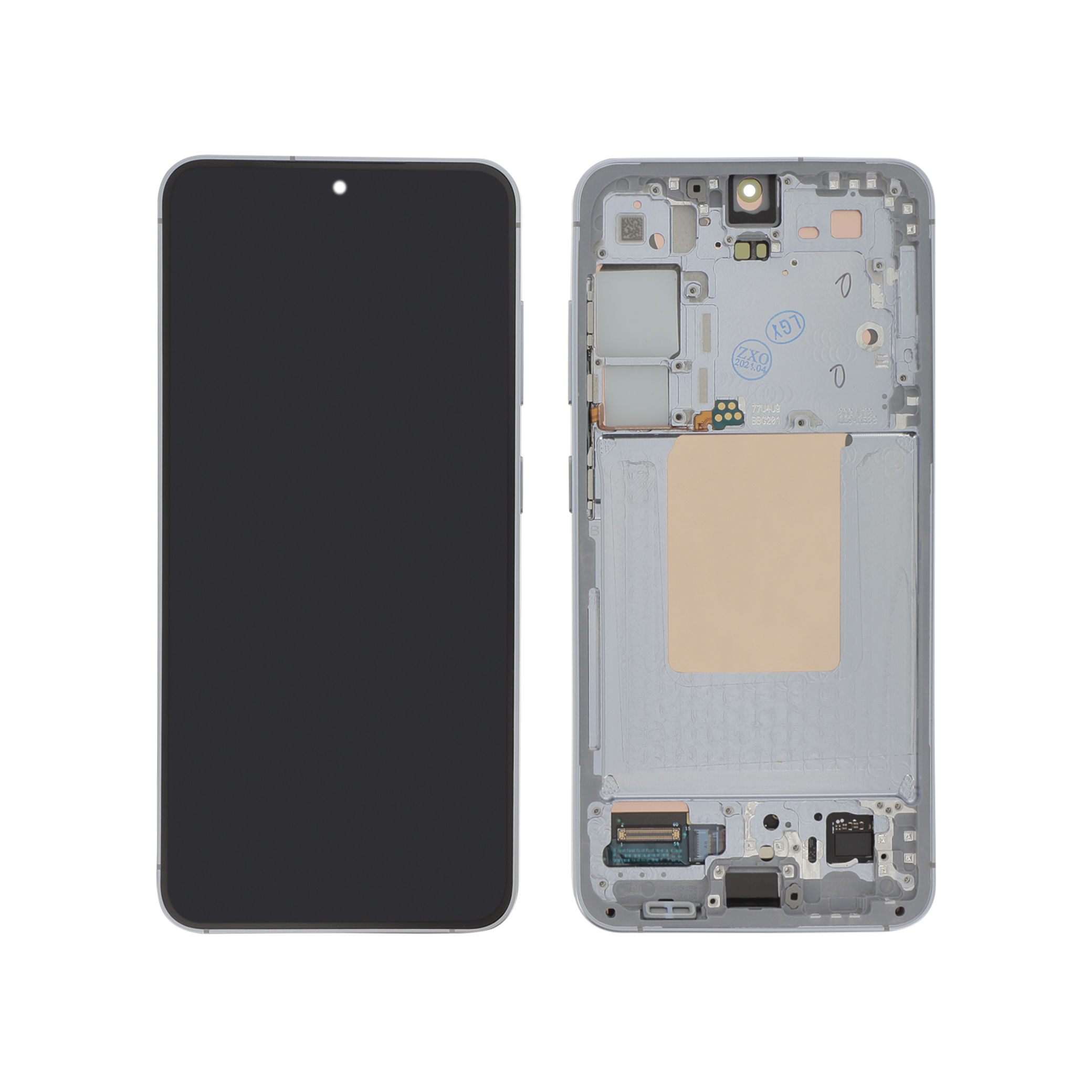 3667075037149-0000 Ecrã Display para Samsung Galaxy S24 (S921B) Azul com Frame - OEM ReLife - Image 1