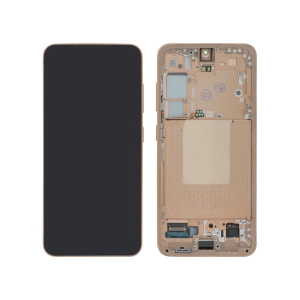 Ecrã Display para Samsung Galaxy S24 (S921B) Laranja com Frame - OEM ReLife